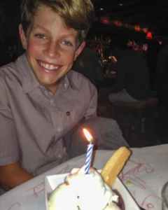 Ben Azelart as a Kid